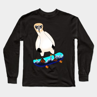 Skateboarding gannet Long Sleeve T-Shirt